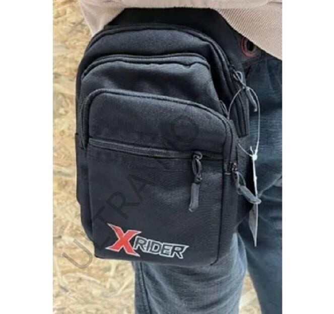 Forte GT XRider Tekstil Siyah Çok Gözlü Bacak Çantası