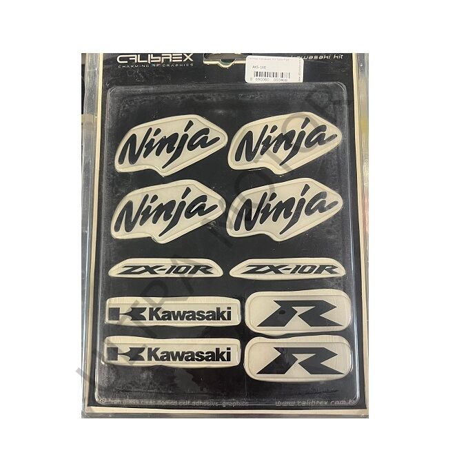 Calibrex Kawasaki Kit Beyaz Taban Tank Pad