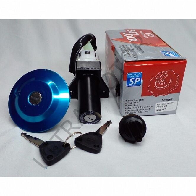 Yamaha YBR 125-K Kontak Seti 2005-2010 (Kontak,Kilit,Depo Kapağı)