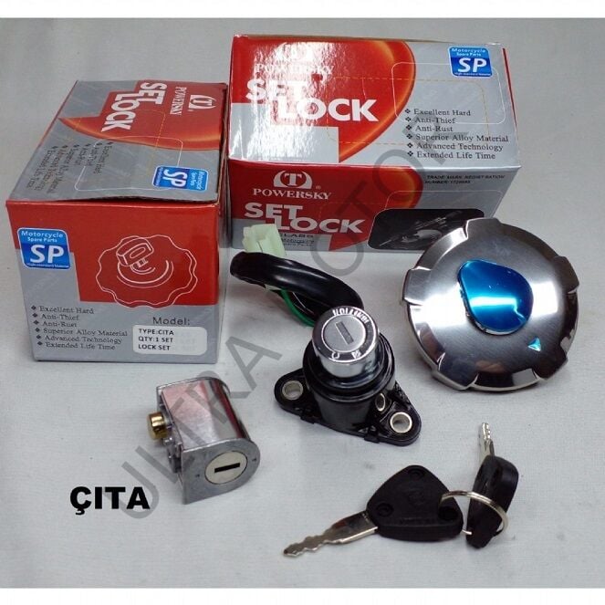 Çıta Kontak Seti (Kontak-Depo Kapağı-Kilit)