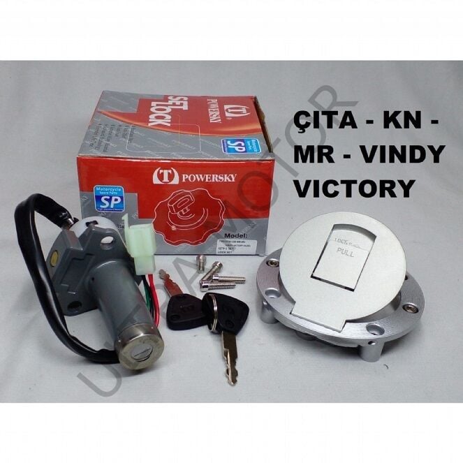 Çıta-KN-Vındy-Victory-150 MR Kontak Seti (Kontak-Depo Kapağı)