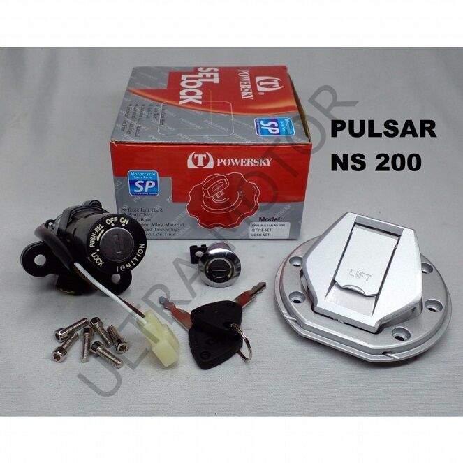 Bajaj Pulsar NS 200 Kontak Seti (Kontak-Depo Kapağı-Kilit)