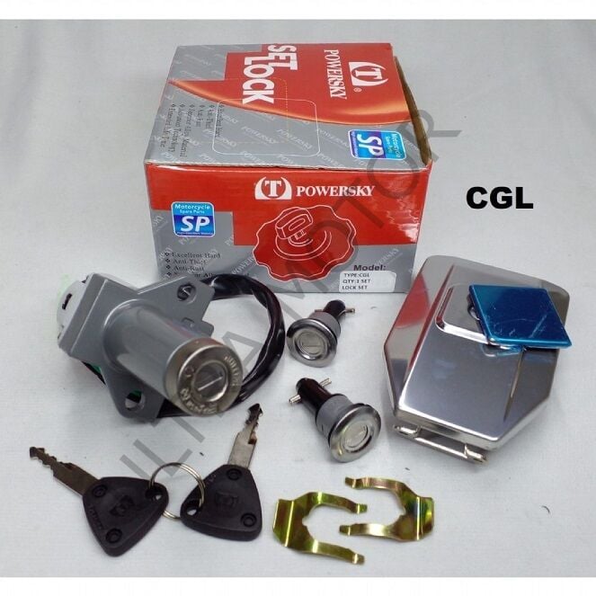 Honda CGL Kontak Seti (Kontak,Kilit,Depo Kapağı)