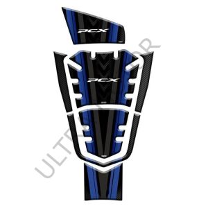 Honda PCX 2021-2024 Mavi-Siyah Tank Pad
