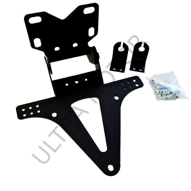 Universal Sinyal Bağlantılı Katlanır Plakalık Siyah