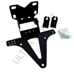 Universal Sinyal Bağlantılı Katlanır Plakalık Siyah