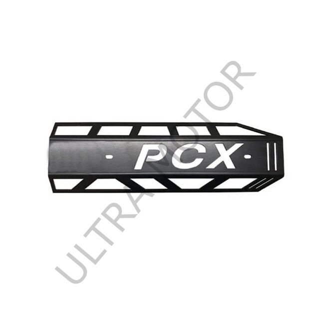 Honda PCX 125 - 150 2014-2017 Uyumlu Eksoz Koruma Demiri Siyah