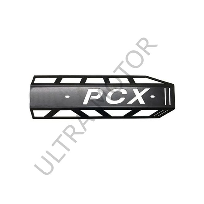 Honda PCX 125 - 150 2014-2017 Uyumlu Eksoz Koruma Demiri Siyah