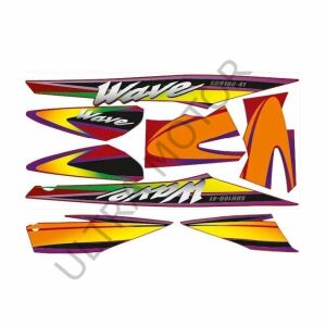 Honda Wave 100 2003-2005 Uyumlu Sticker Seti 002
