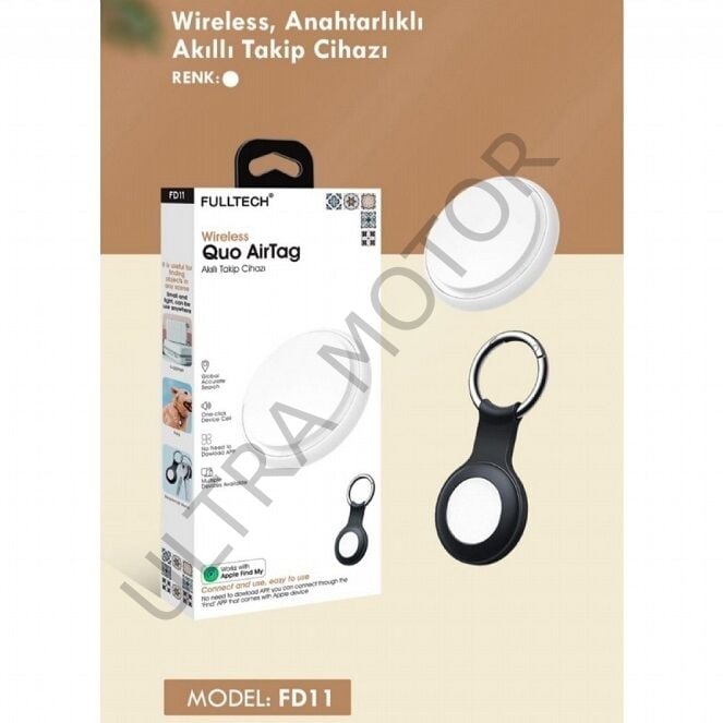 Akıllı Takip Cihazı İntercom Anahtarlıklı (İOS Telefonlar İçin)