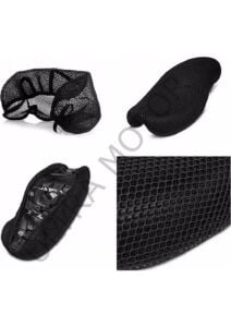 3D Fileli Motosiklet Sele Kılıfı 2XL Beden