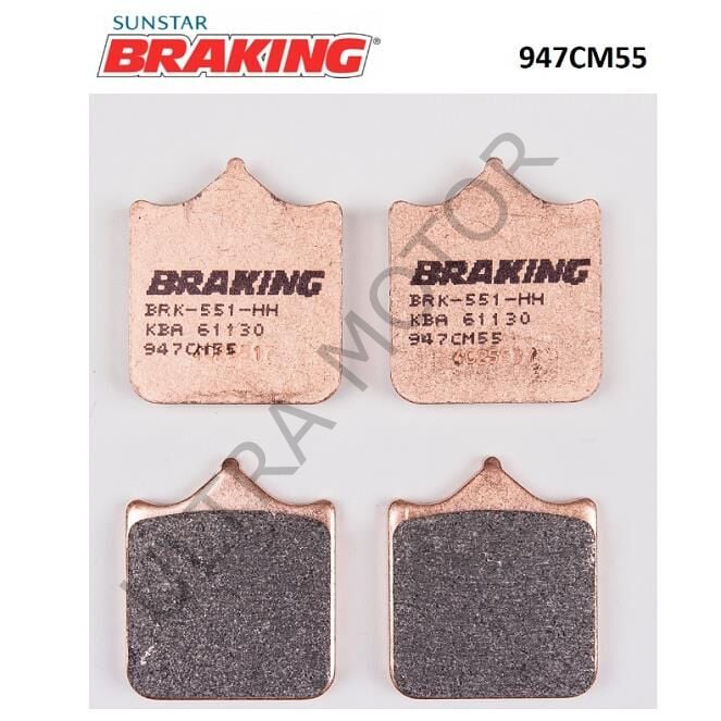 Braking 947CM55 Sinter Metal Ön Fren Balata
