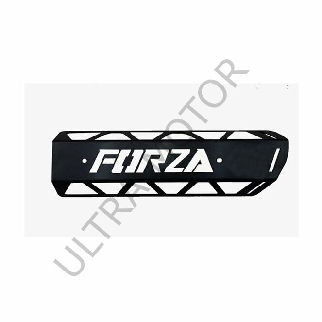 Honda Forza 250 2018-2020 Uyumlu Eksoz Koruma Demiri Siyah