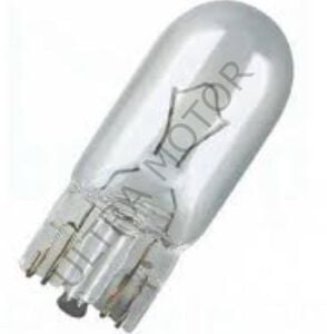 12V/5W Dipsiz Park/Gösterge Ampulu Beyaz Cam