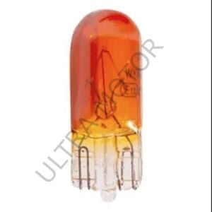 12V/5W Dipsiz Park/Gösterge Ampulu Turuncu Cam
