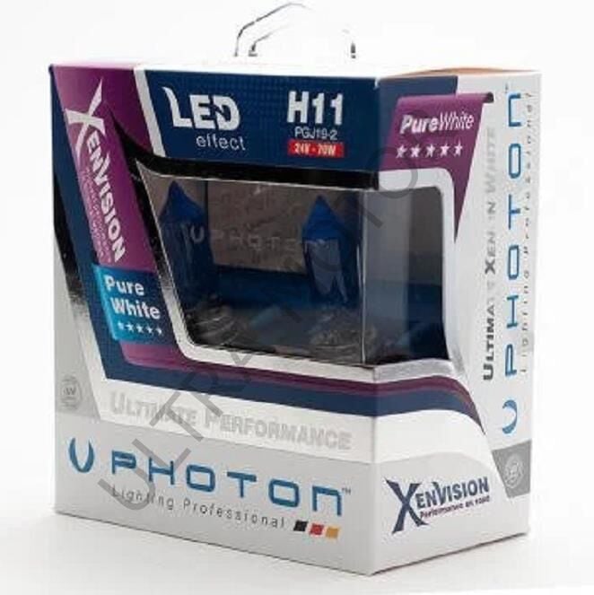 Photon H4 12V 60/55W Xenvision Pure White Fog+ Ampul 2li