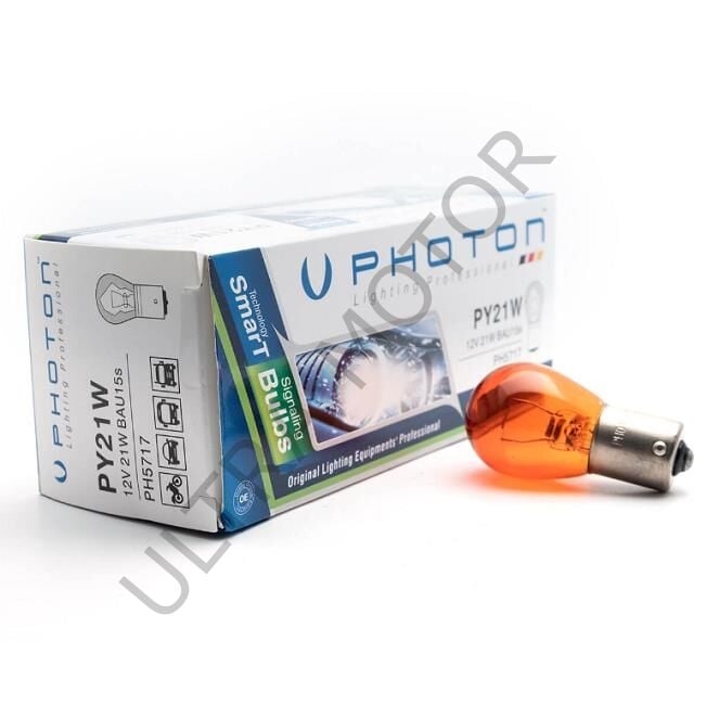 Photon PY21W 12W 93 Amber Şaşı Tırnak Sinyal
