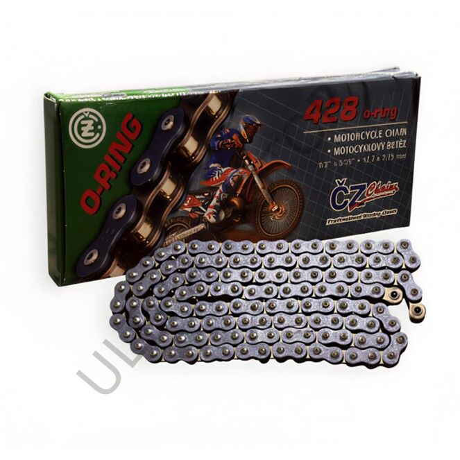 CZ Zincir 428 OR 128L Siyah Oringli
