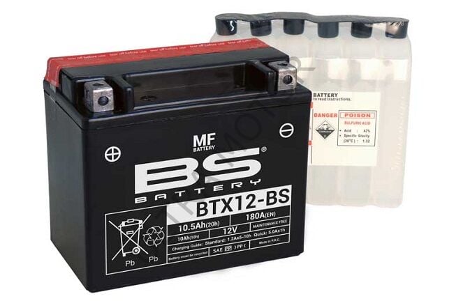 BS Battery BTX12-BS Motosiklet Akü