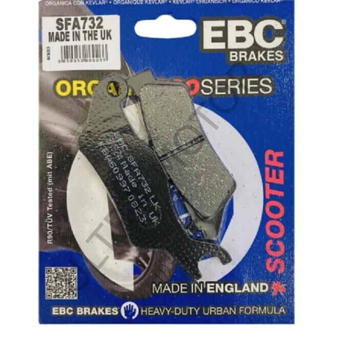 EBC Brakes SFA Serisi Hero Dash Organik Disk Fren Balata