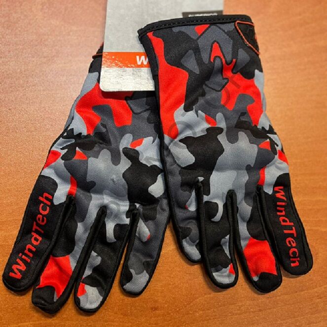 WindTech Kırmızı Kamuflaj Desen 2XLarge Beden Eldiven