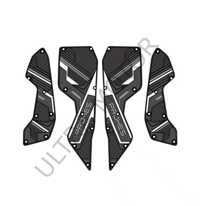 Yamaha Nmax 125 / 155 2025-2026 Uyumlu Kauçuk Basamak Takımı Beyaz
