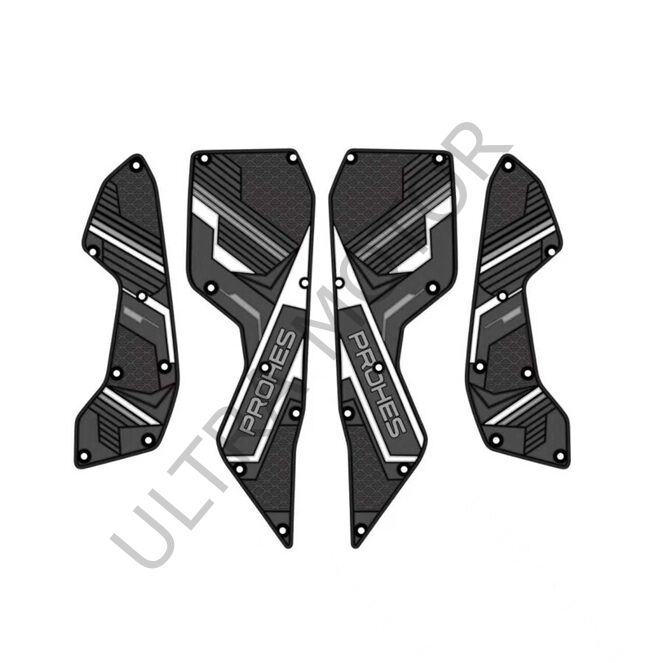 Yamaha Nmax 125 / 155 2025-2026 Uyumlu Kauçuk Basamak Takımı Beyaz
