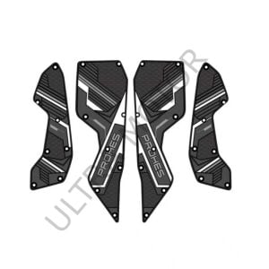 Yamaha Nmax 125 / 155 2025-2026 Uyumlu Kauçuk Basamak Takımı Beyaz