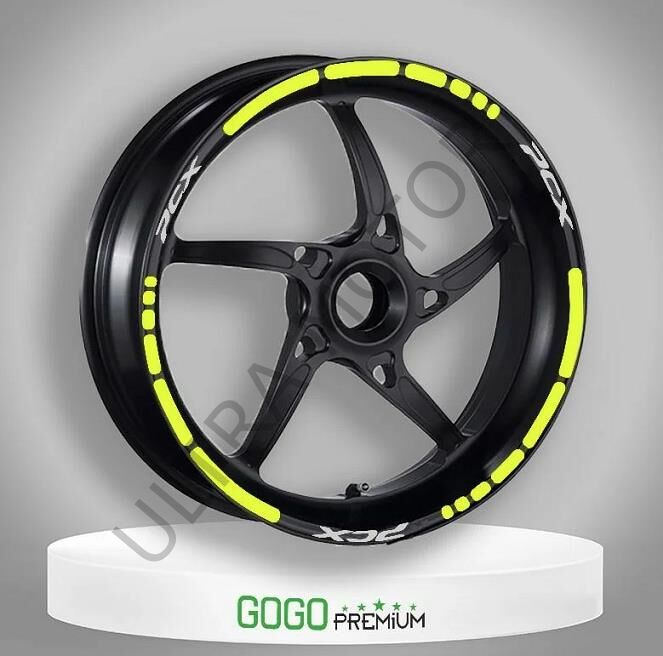 Honda PCX Florasan Sarı I Jant Şeridi