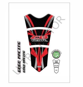 Honda CB 125 R Siyah-Kırmızı-Gri Tank Pad