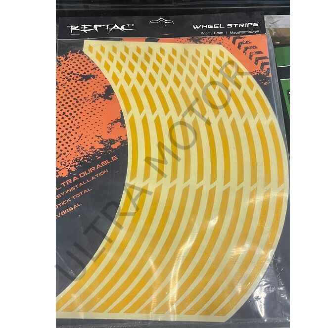 Reftac Parçalı Reflektif Sarı Jant Şeridi