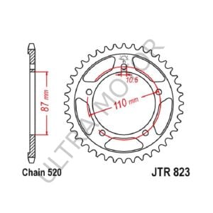 JT Suzuki DL250 V-STROM , GSX-R250 Arka Dişli 47T Arka Dişli