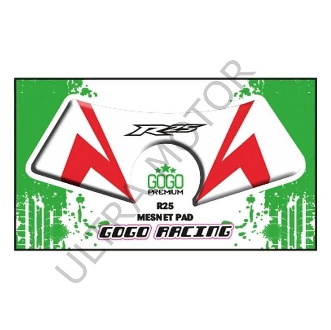 Yamaha R25 Beyaz-Kırmızı Mesnet Pad