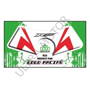 Yamaha R25 Beyaz-Kırmızı Mesnet Pad