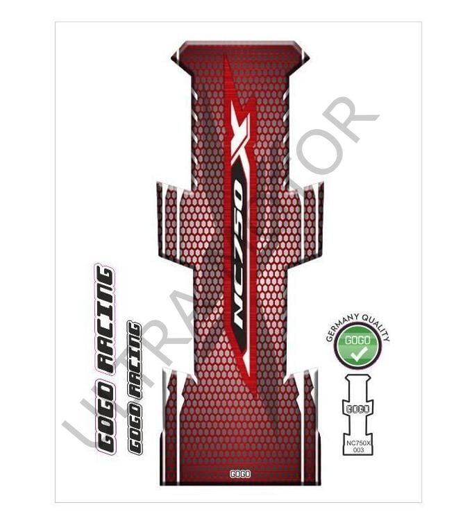 Honda NC 750 X Kırmızı-Gri Tank Pad