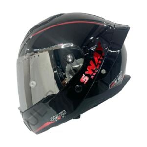 SWAY Kırmızı Siyah Full Face XLarge Beden Kask