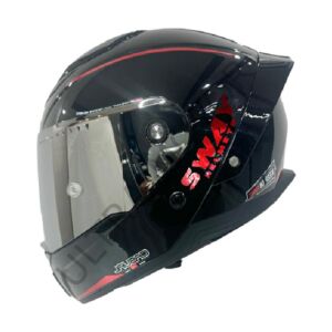 SWAY Kırmızı Siyah Full Face XLarge Beden Kask