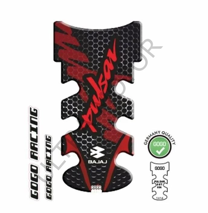 Bajaj Pulsar Kırmızı-Siyah Tank Pad
