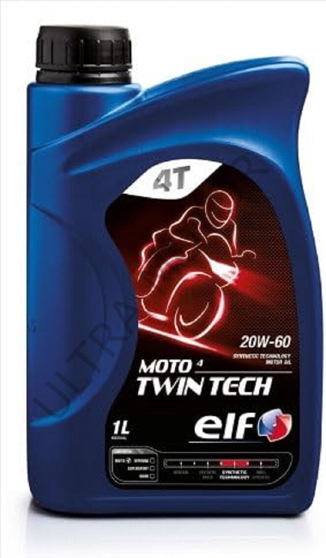 Elf Moto 4 Twin Tech 20W-60 4T Motor Yağı 1 Litre