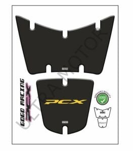 Honda PCX 2014-2017 Sarı-Siyah Tank Pad