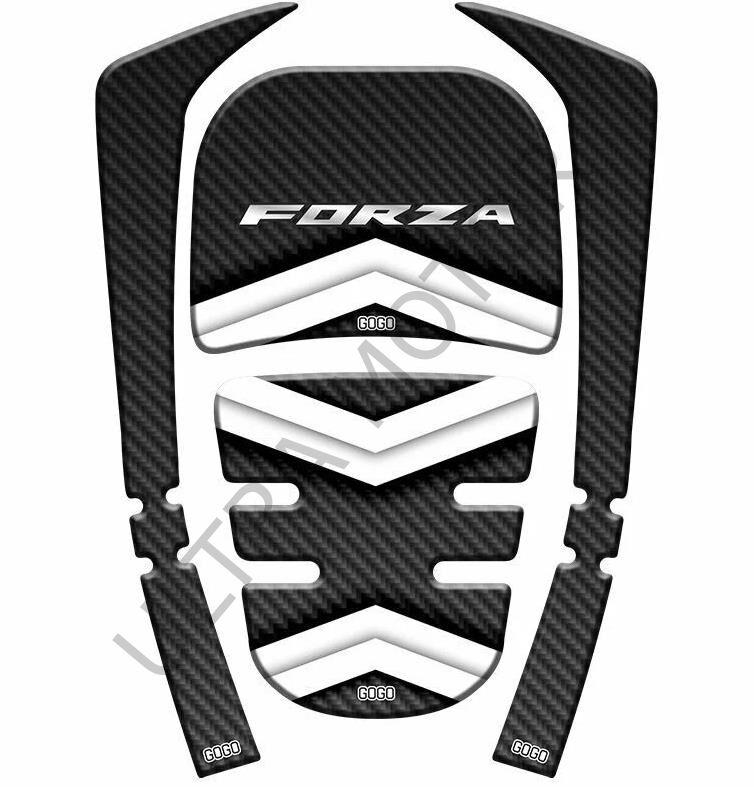 Honda Forza 2018-2020 Beyaz-Siyah Tank Pad