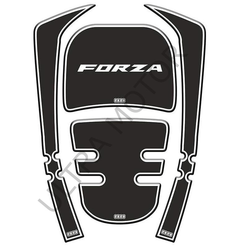 Honda Forza 2018-2020 Beyaz-Siyah Tank Pad