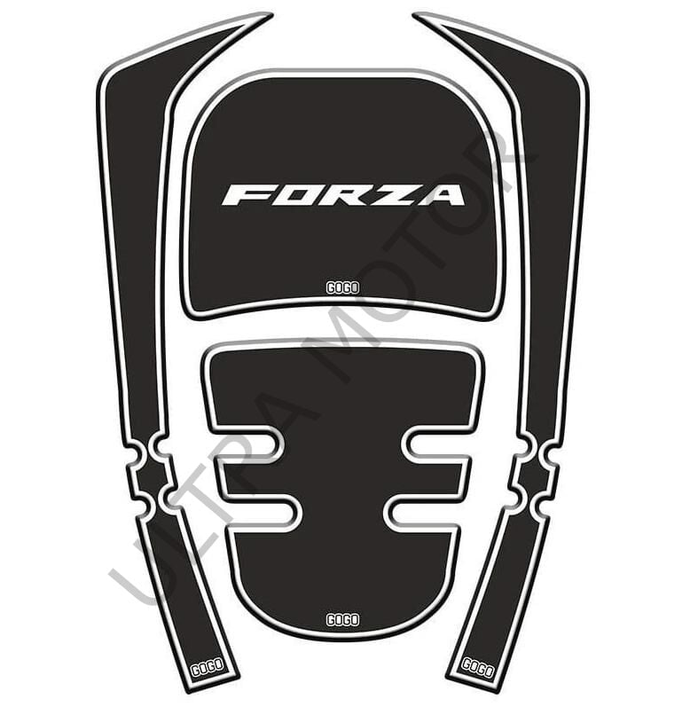 Honda Forza 2018-2020 Beyaz-Siyah Tank Pad