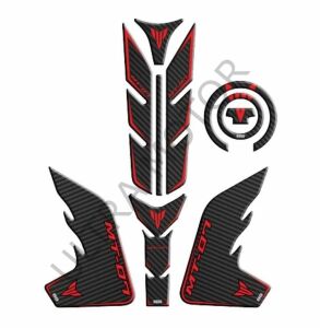 Yamaha MT-07 2018-2020 Kırmızı-Siyah Tank Pad Set