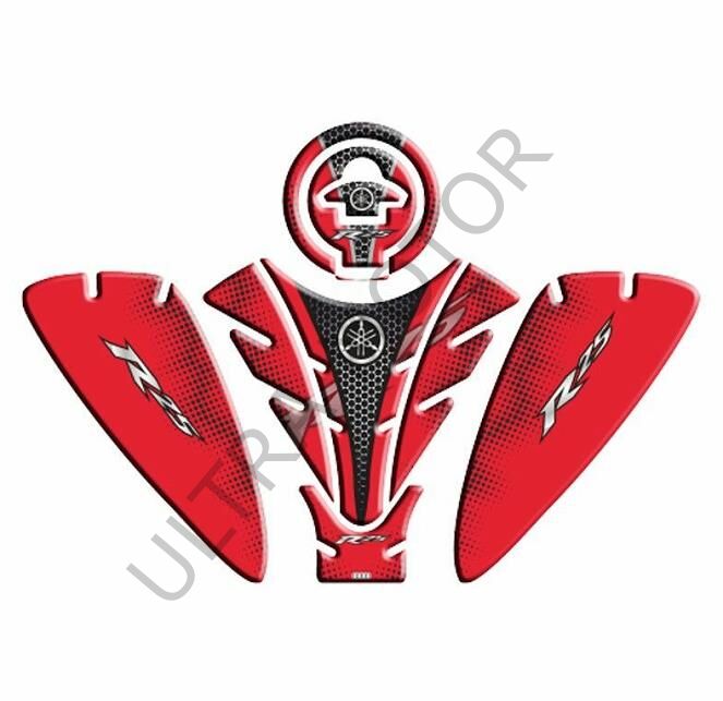 Yamaha R25 2019-2024 Kırmızı-Siyah Tank Pad Set