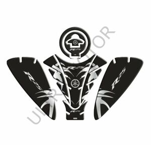 Yamaha R25 2019-2024 Siyah-Gri Tank Pad Set
