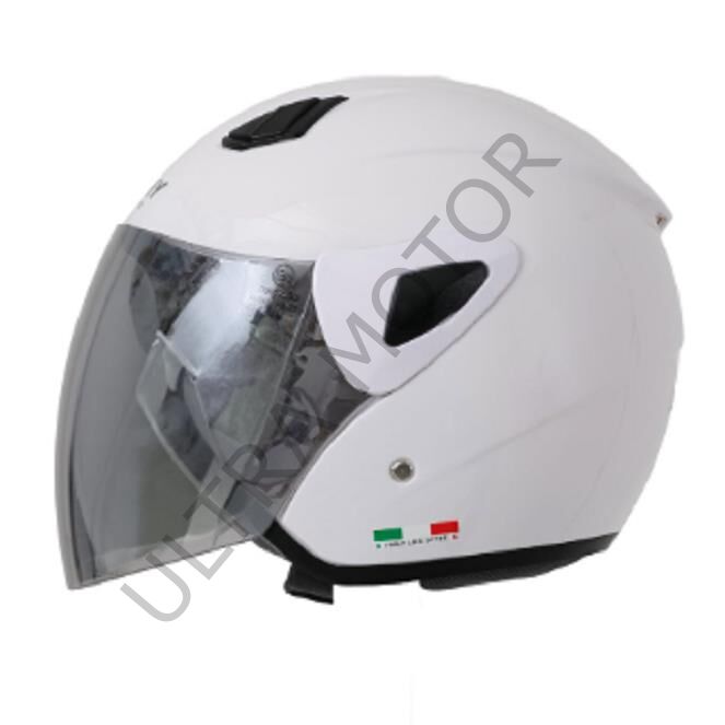 SWAY Beyaz Çene Açık Large Beden Kask