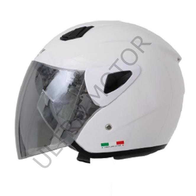 SWAY Beyaz Çene Açık Large Beden Kask