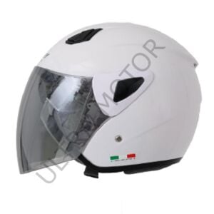 SWAY Beyaz Çene Açık Large Beden Kask