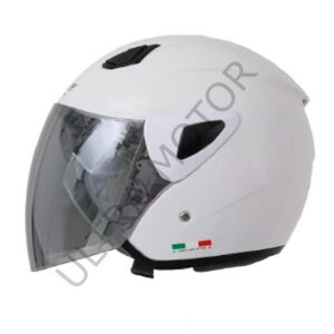 SWAY Beyaz Çene Açık Large Beden Kask